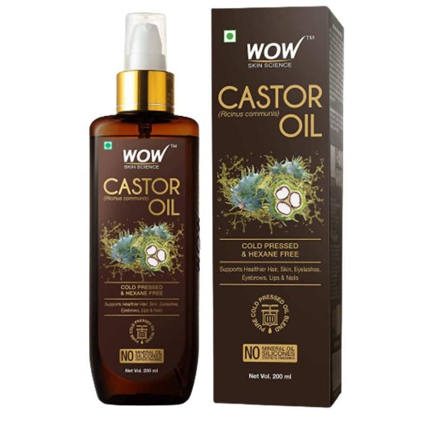 Wow Skin Science Castor Oil 200ml - Drmedicart