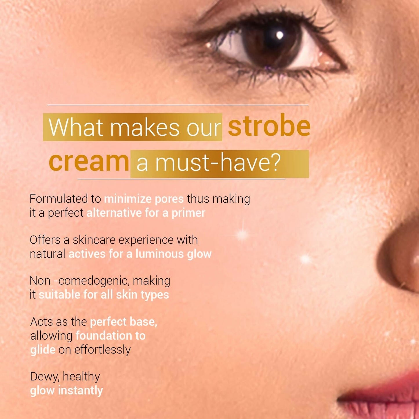 Sotrue Strobe Illuminating Cream + Moisturizer With Hyaluronic Acid - Gold