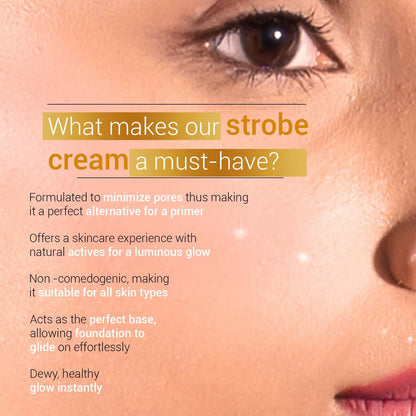 Sotrue Strobe Illuminating Cream + Moisturizer With Hyaluronic Acid - Gold