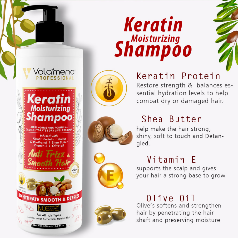 Volamena Keratin Moisturizing Shampoo