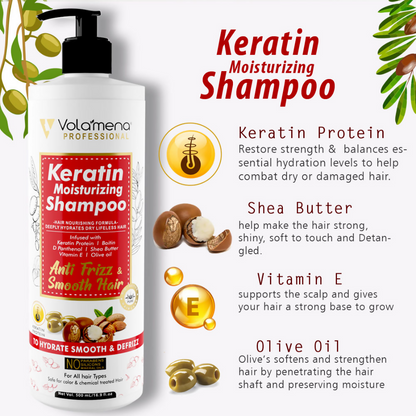 Volamena Keratin Moisturizing Shampoo