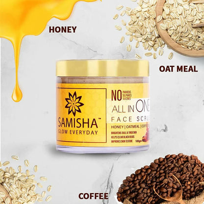 Samisha Organic All In One Face Scrub - DrMediCart