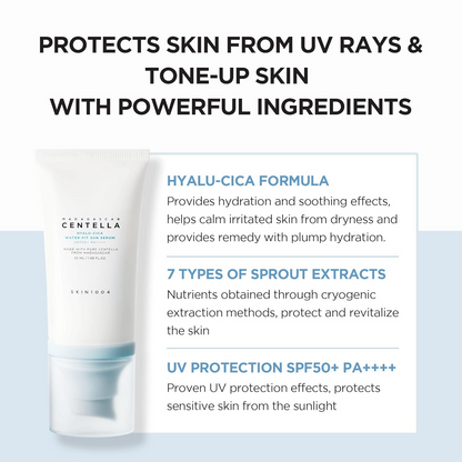SKIN1004 Madagascar Centella Hyalu-Cica Water-Fit Sun Serum