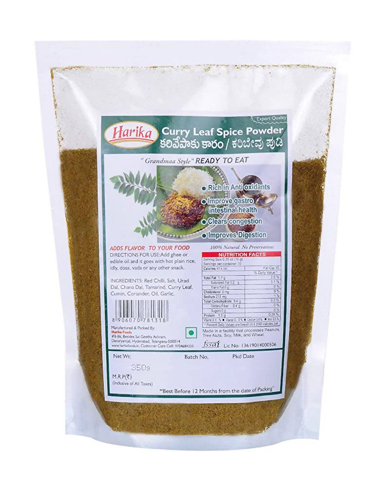 Harika Curry Leaf Spice Powder