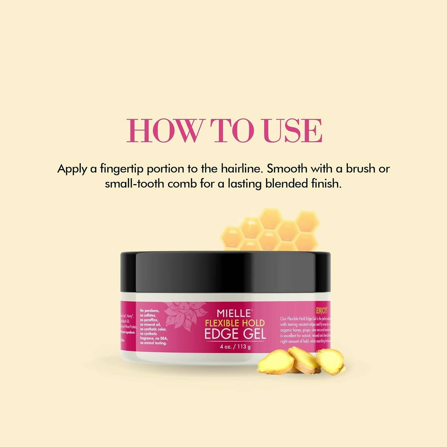 Mielle Honey and Ginger Edge Gel - DrMediCart