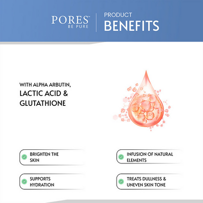 Pores Be Pure Skin Brightening & Exfoliating Face Toner