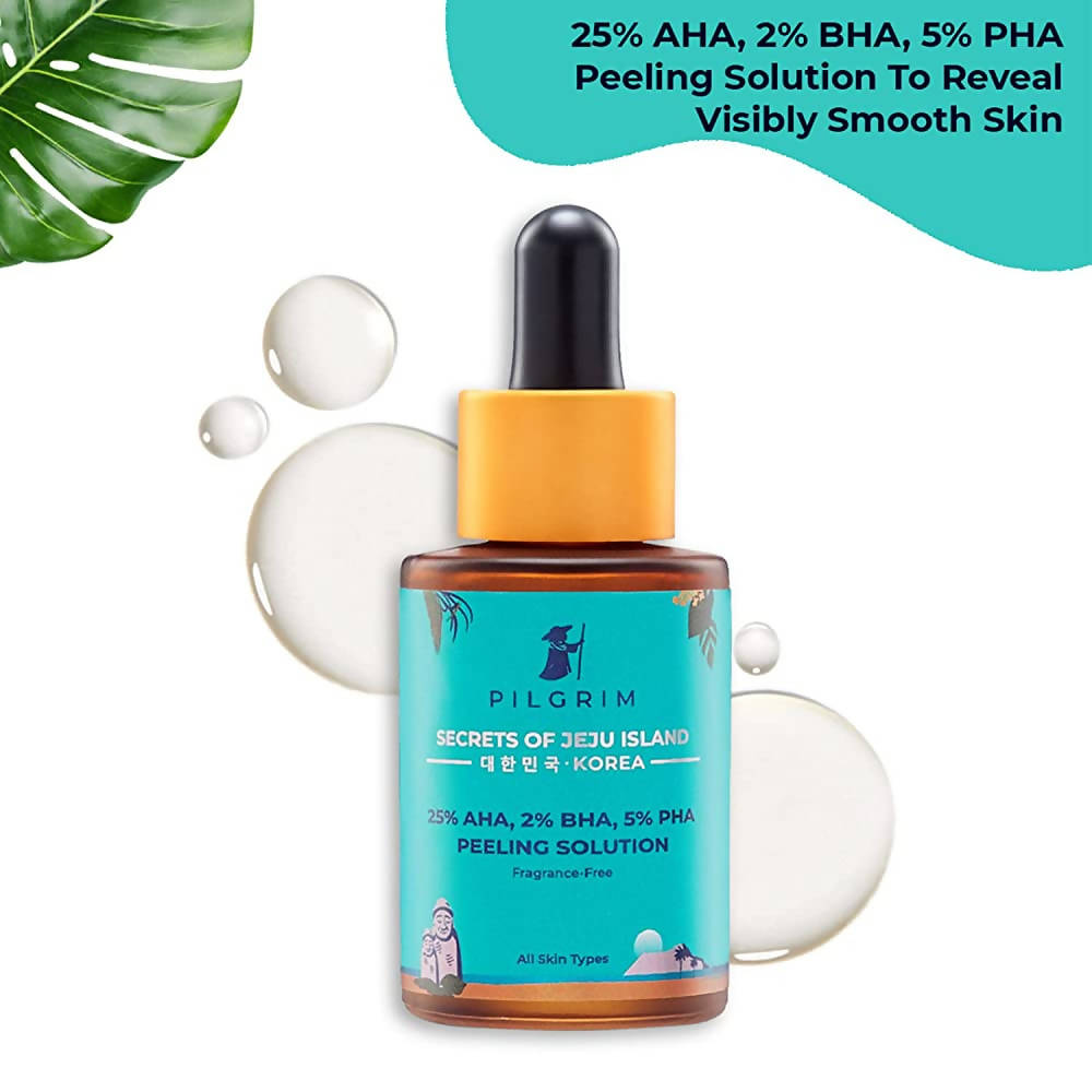 Pilgrim 25% AHA + 2% BHA + 5% PHA Peeling Solution for Face Pigmentation
