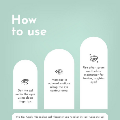 Orimii Under Eye Cream Gel for Dark Circles with Vitamin C