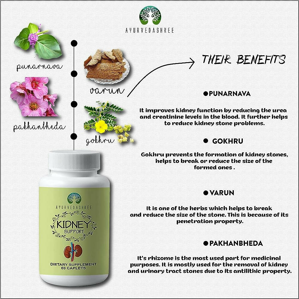 Ayurvedashree Kidney Support Caplets