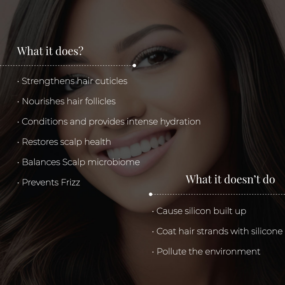 Green And Beige Nutrisum Mask Scalp & Hair Strengthening + Smoothening