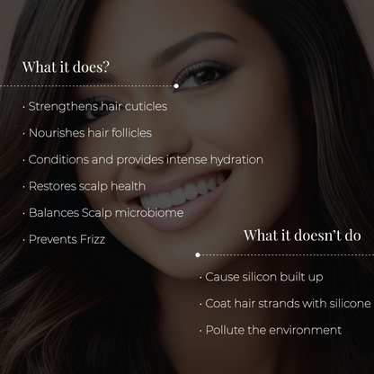 Green And Beige Nutrisum Mask Scalp & Hair Strengthening + Smoothening
