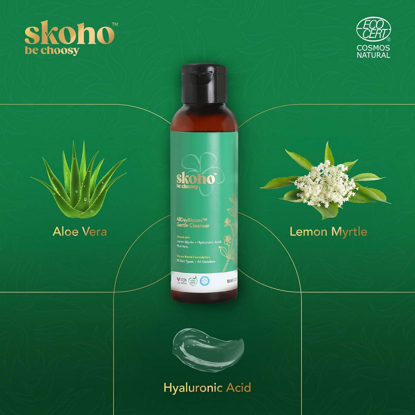 SKOHO 98.656% Natural Gentle face cleanser