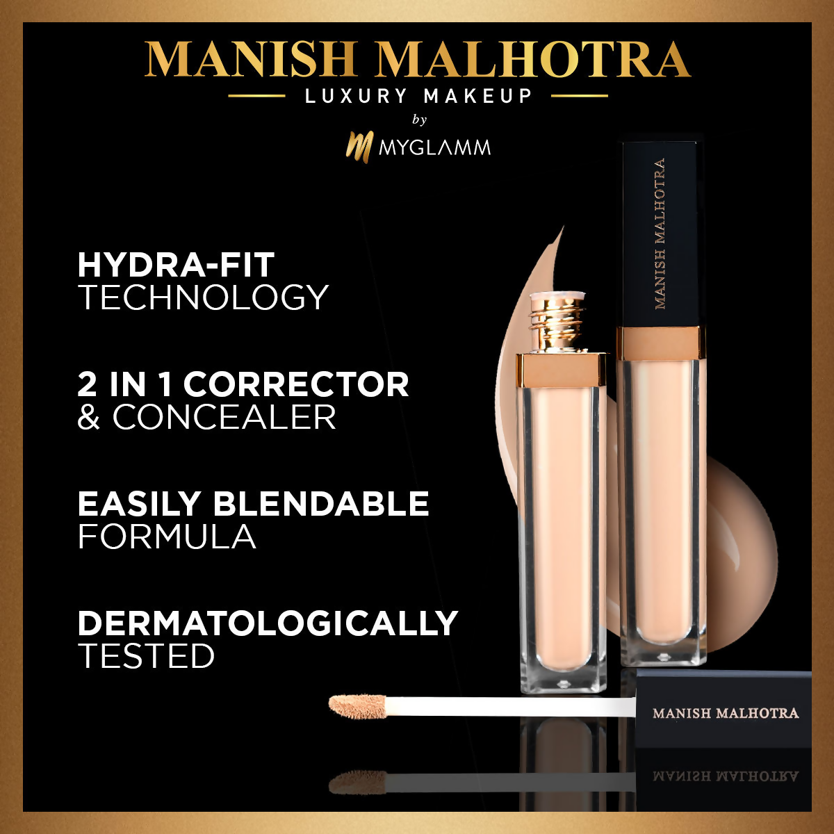 MyGlamm Manish Malhotra Beauty Skin Awakening Concealer - Warm Fawn