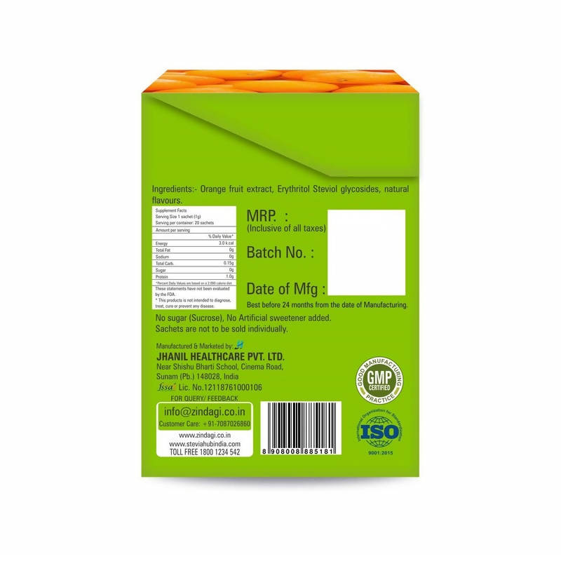 Zindagi Orange Herbal Infusion Sachets