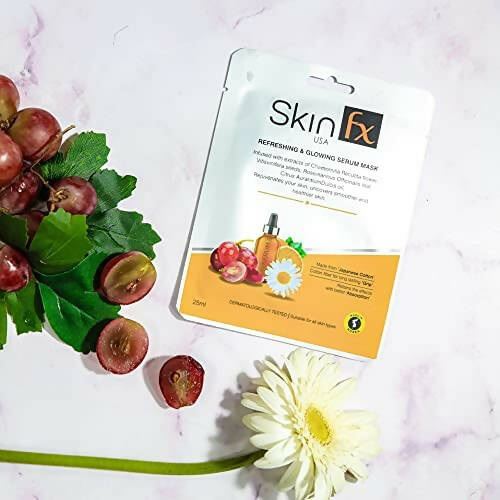 Skin Fx Refreshing & Glowing Serum Mask for Men