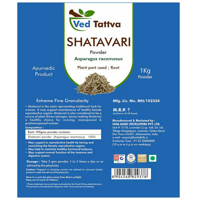 Ved Tattva Shatavari Powder - Drmedicart