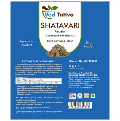Ved Tattva Shatavari Powder - Drmedicart
