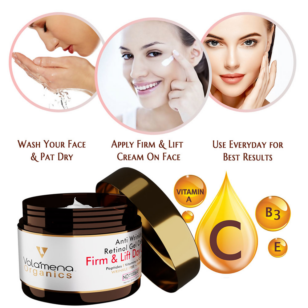 Volamena Anti Wrinkle Retinol Gel Lift and Firm Day Cream