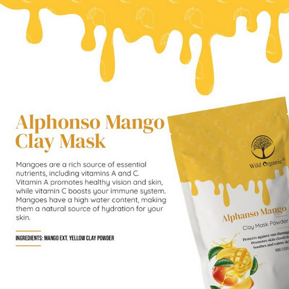 Wild Organic Alphanso Mango Clay Mask Powder