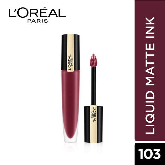 L'Oreal Paris Rouge Signature Matte Liquid Lipstick - 103 I Enjoy - DrMediCart
