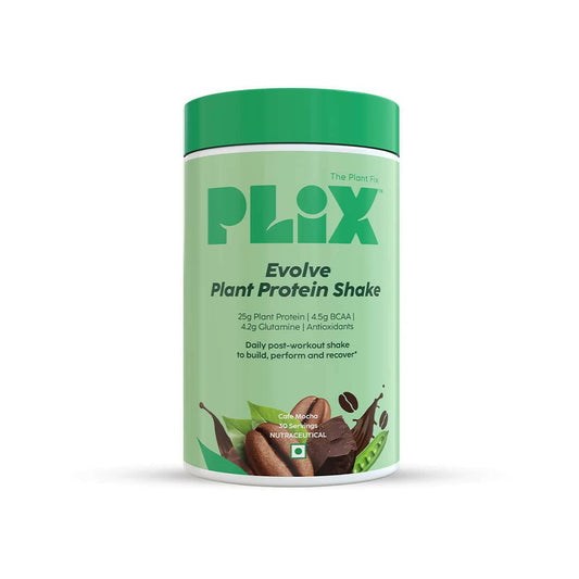 Buy PLIX The Plant Fix Evolve Plant Protein Shake Powder - Cafe Mocha from DrMediCart, Ship from India to USA