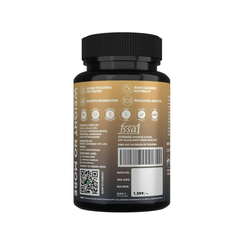 Aadar Weight No More Garcinia, Triphala, Methi Capsules