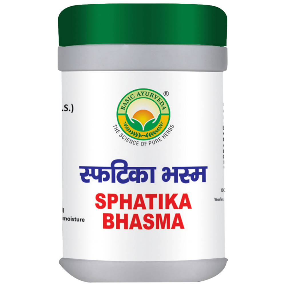 Buy Basic Ayurveda Sphatika Bhasma from DrMediCart, Ship from India to USA