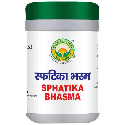 Buy Basic Ayurveda Sphatika Bhasma from DrMediCart, Ship from India to USA