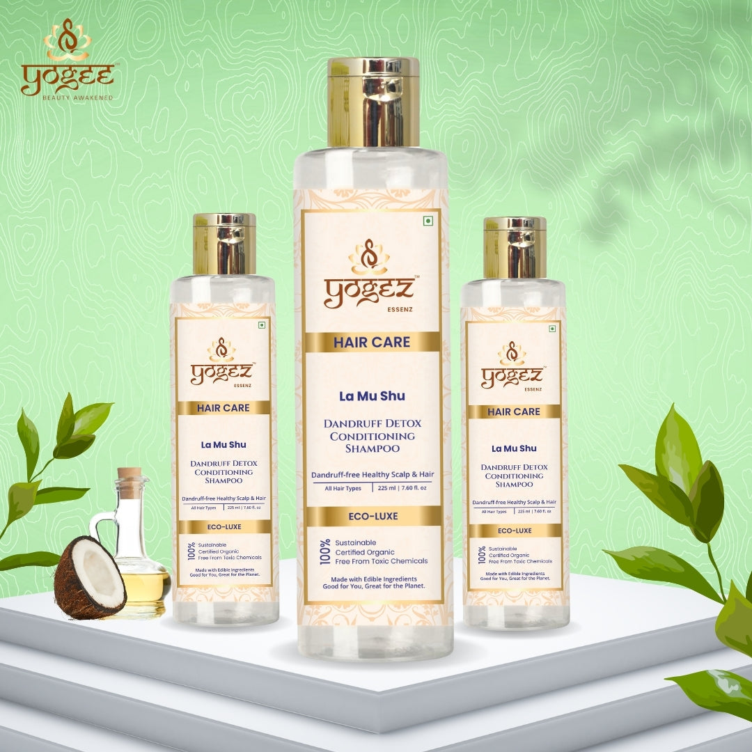 Yogez La Mu Shu Dandruff Detox Conditioning Shampoo
