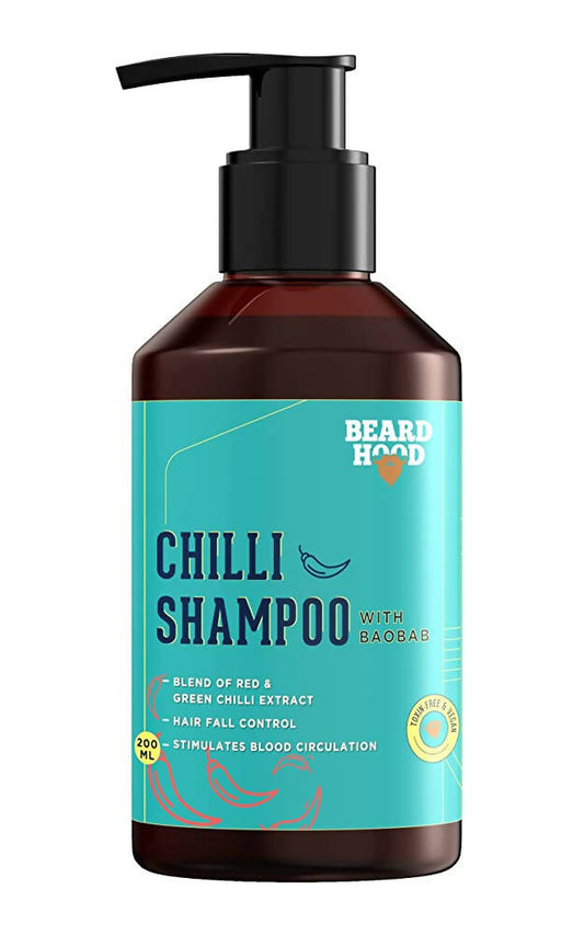 Buy Beardhood Chilli Shampoo for Hair Growth from DrMediCart, Ship from India to USA