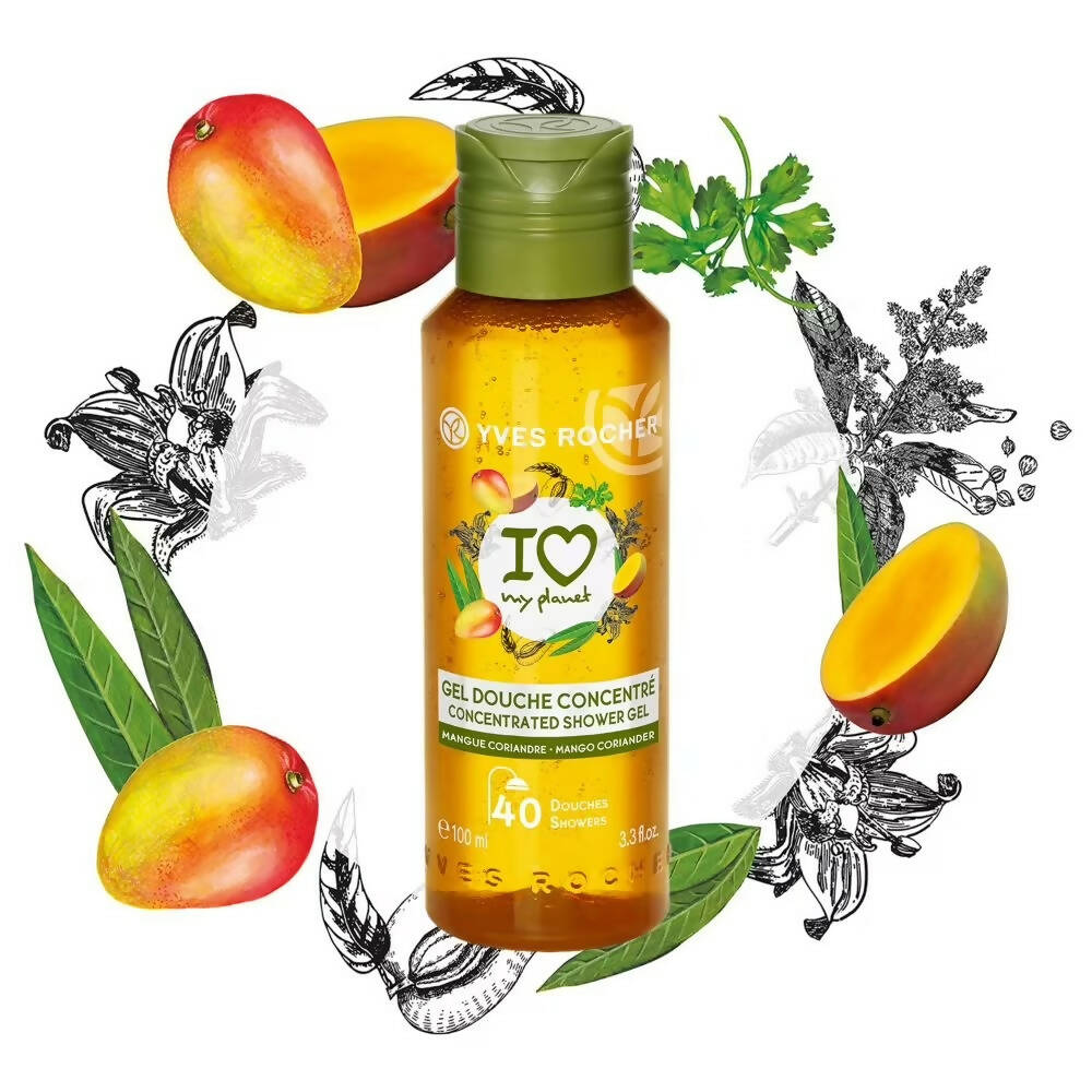 Yves Rocher Concentrated Shower Gel - Mango & Coriander - DrMediCart