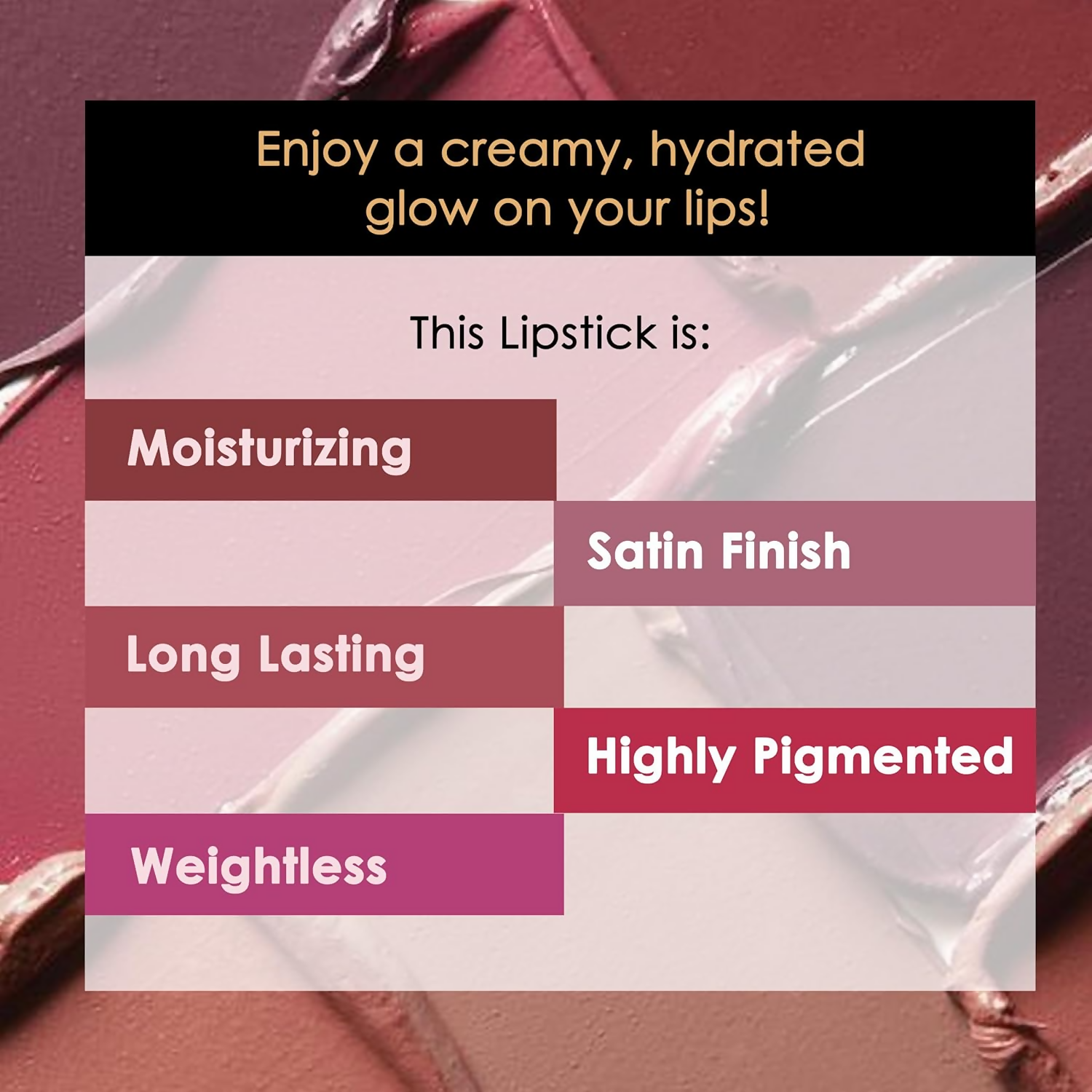 Good Vibes HydraGlow Creme Lipstick - Mulberry Mauve