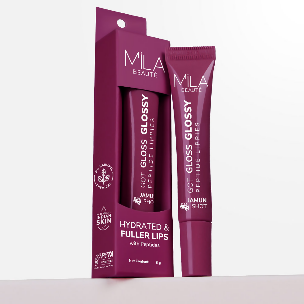 Mila Beaute Got Gloss Peptide Lippies - Jamun Shot