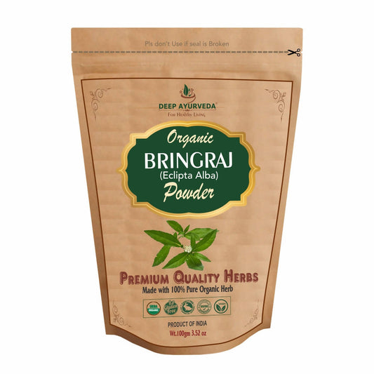 Buy Deep Ayurveda Organic Bhringraj Powder from DrMediCart, Ship from India to USA