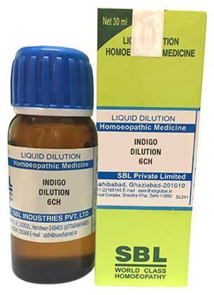Buy SBL Homeopathy Indigo Dilution from DrMediCart, Ship from India to USA