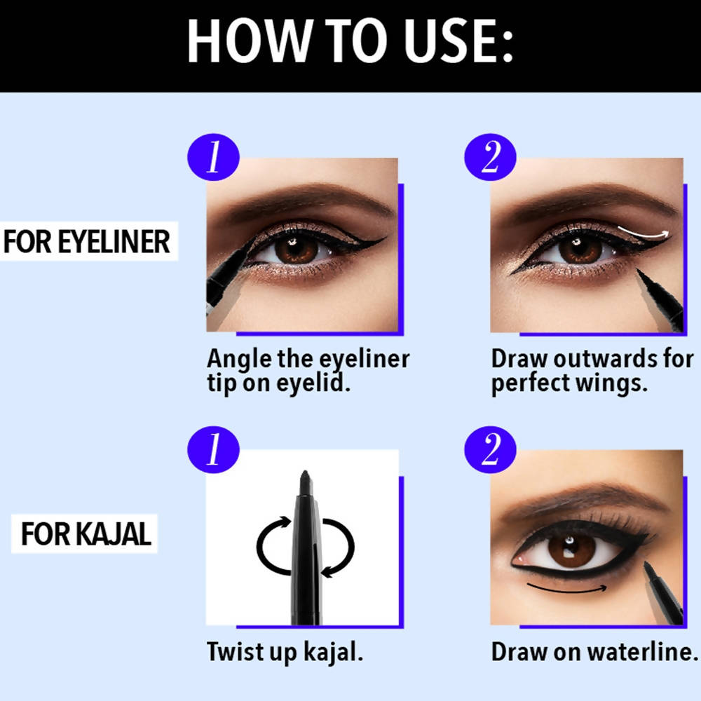 blue heaven intense kajal liner duo jet black buy in usa