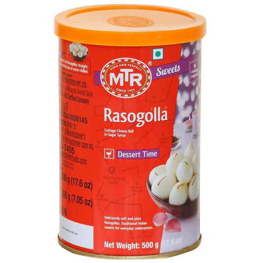 Buy MTR Rasogolla Tin from DrMediCart, Ship from India to USA