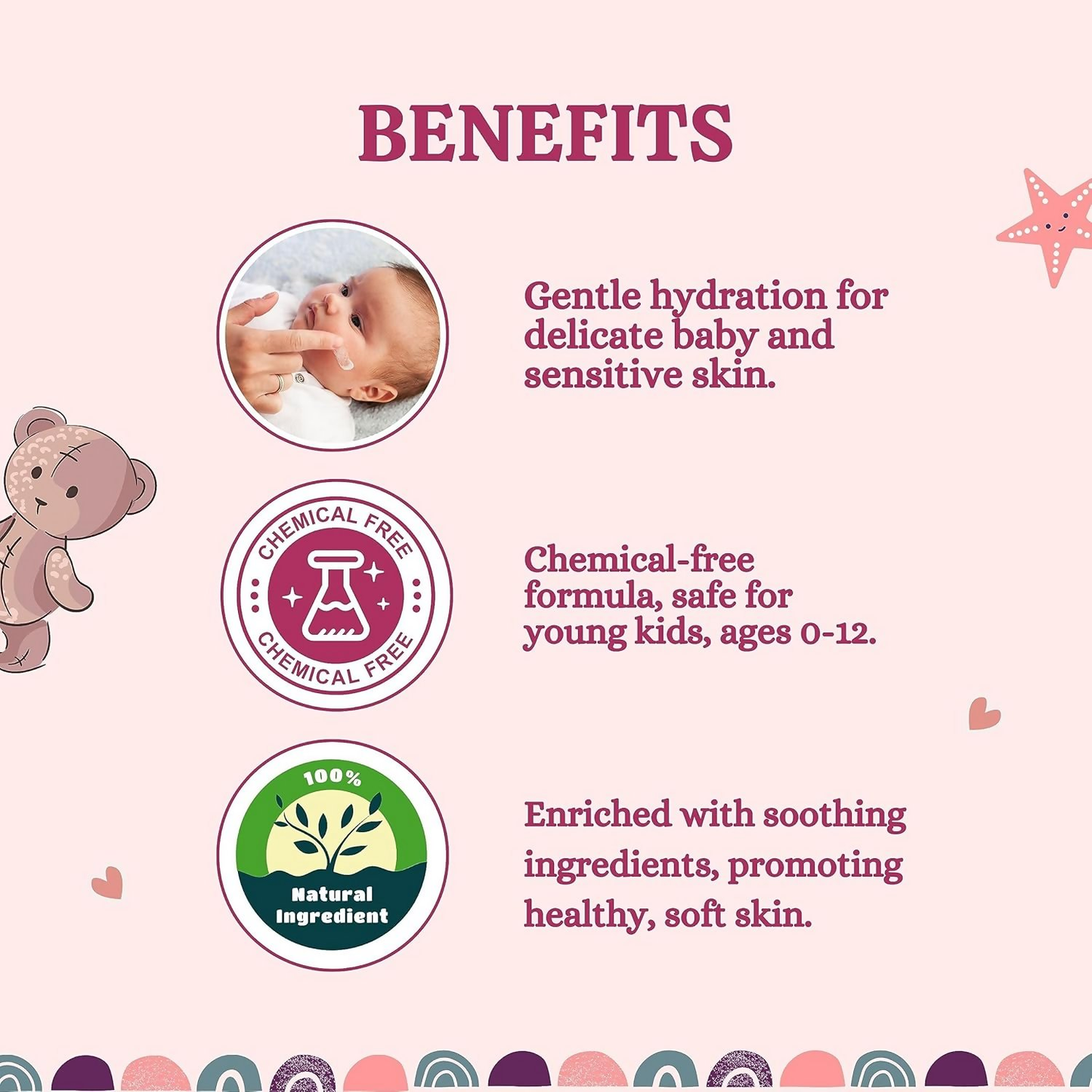 Riyo Herbs Baby Face Cream Rich in Vitamin E, Essential Oils, Turmeric