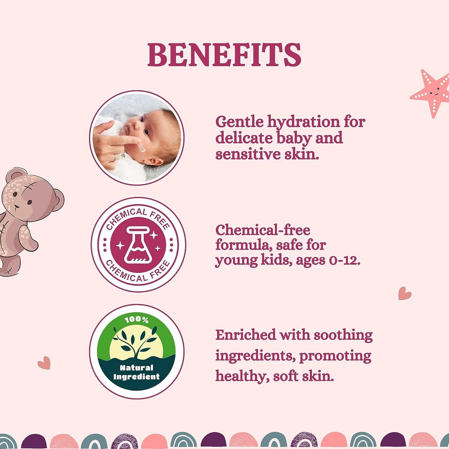 Riyo Herbs Baby Face Cream Rich in Vitamin E, Essential Oils, Turmeric