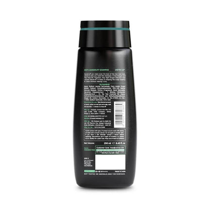 Ustraa Anti Dandruff Hair Shampoo With Ginger & Tea Tree For Men - Drmedicart