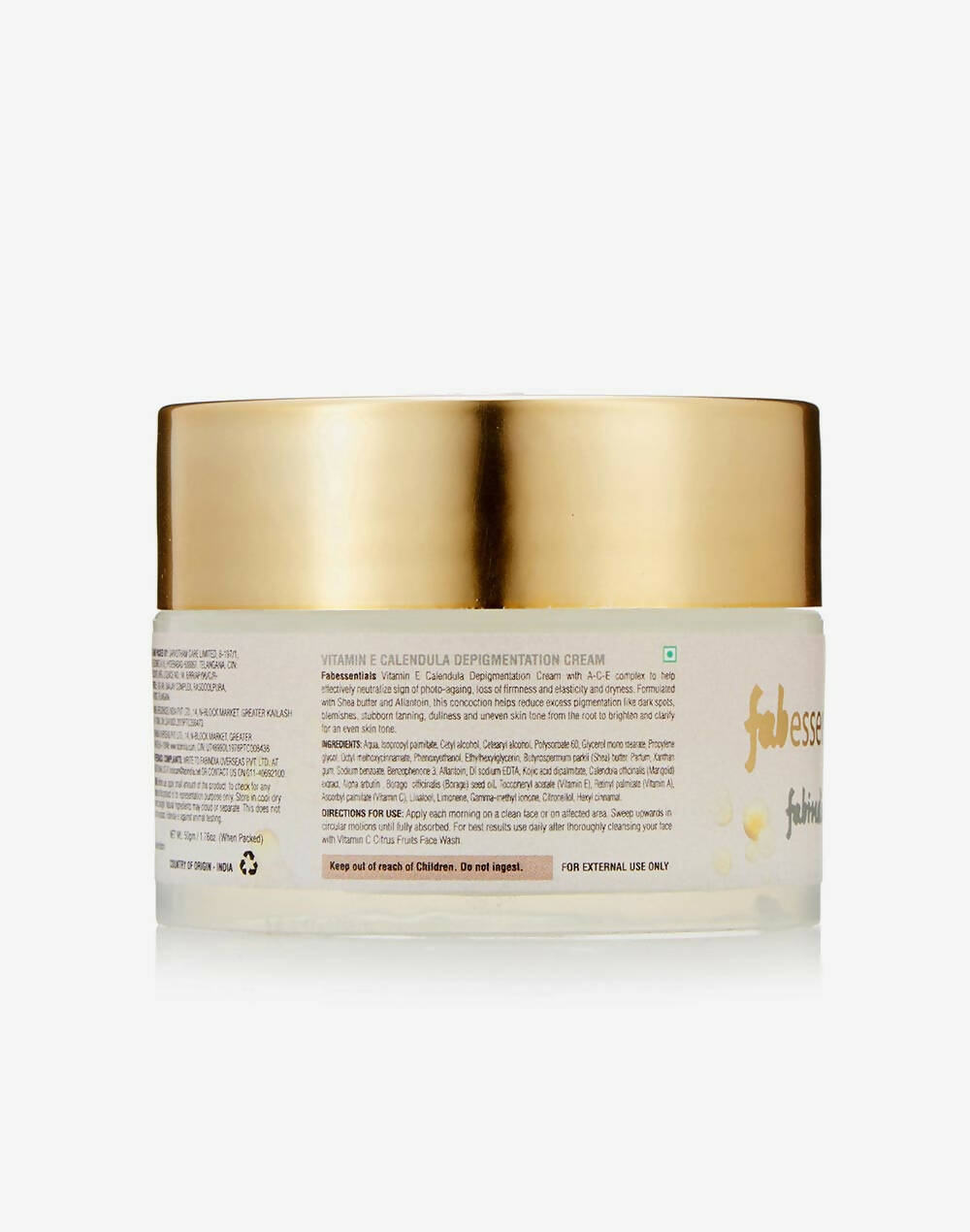 fabessentials vitamin e calendula depigmentation cream 1 buy in usa