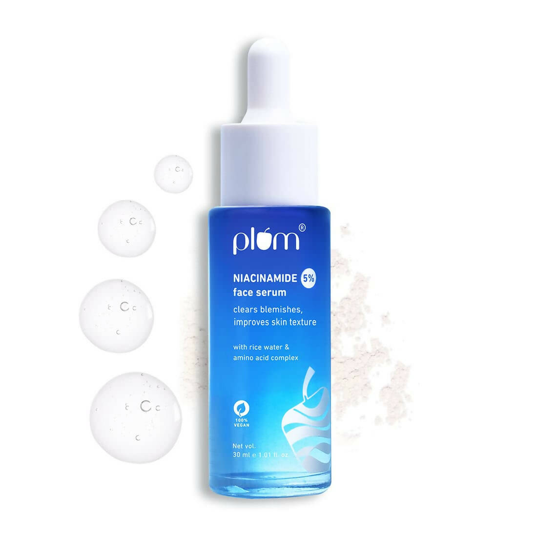 Buy Plum 5% Niacinamide Face Serum With Rice Water from DrMediCart, Ship from India to USA