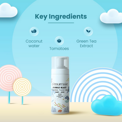 O'Mumsie Bubble Blast Kids Foaming Face Wash