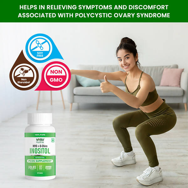 Vasu Healthcare Nutra PCOS Supplement Tablets - Drmedicart