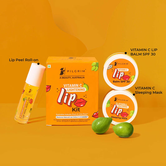 Buy Pilgrim Vitamin C Lip Lightening Kit from DrMediCart, Ship from India to USA