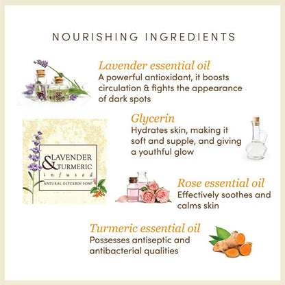 The Earth Reserve Lavender & Turmeric Infused Soap