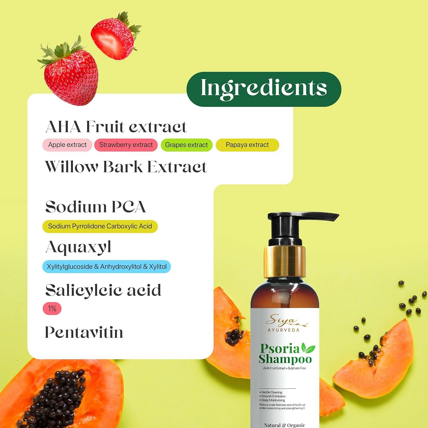 Siya Ayurveda Psoria Shampoo - Scalp Psoriasis