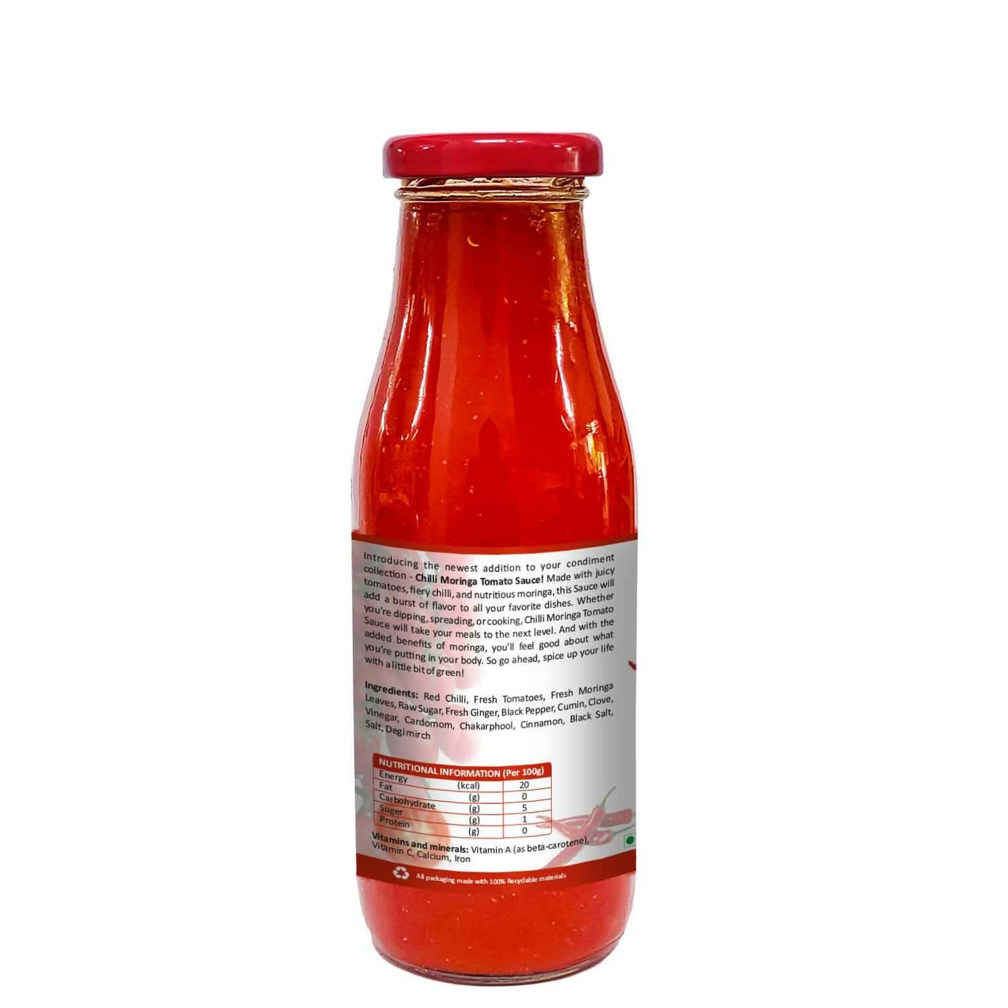 Organic Wellness Chilli Moringa Tomato Sauce