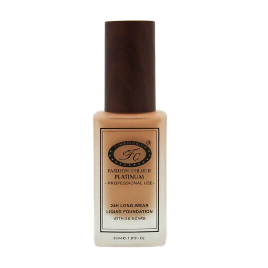 Fashion Colour 24HR Long Wear Liquid Foundation-Cocoa (Dark Skin Tone)