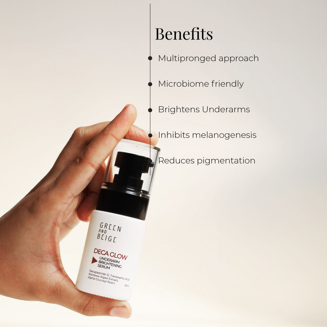 Green And Beige Deca Glow Underarm Brightening Serum